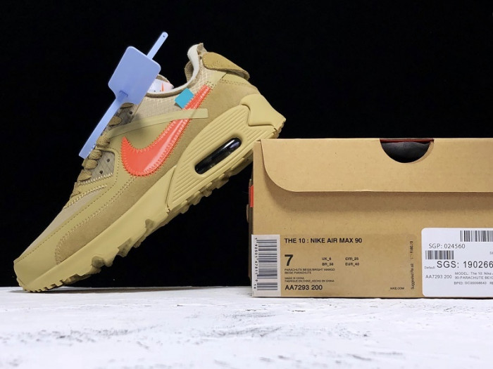 of x nike air max 90 desert ore aa7293-200