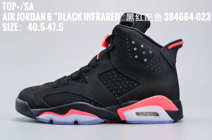 air jordan 6 retro black infrared (2019) 384664-060