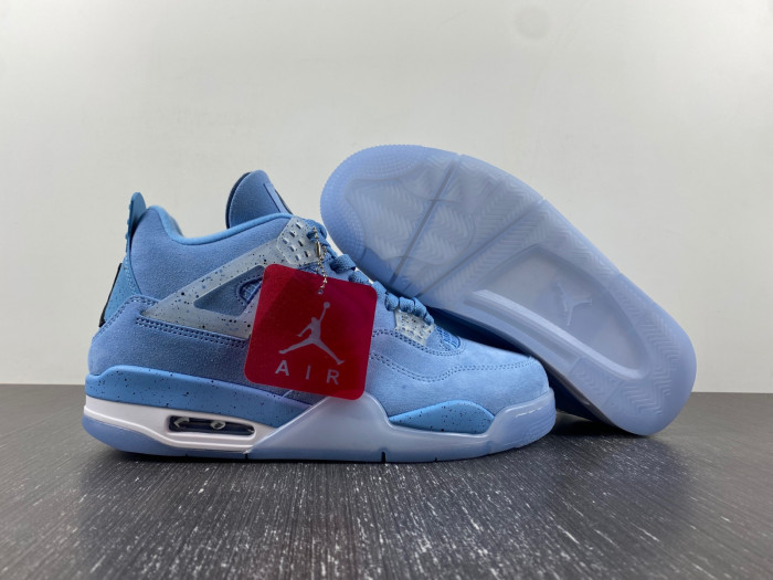 air jordan 4 retro "ncaa pe - unc" aj4 904284