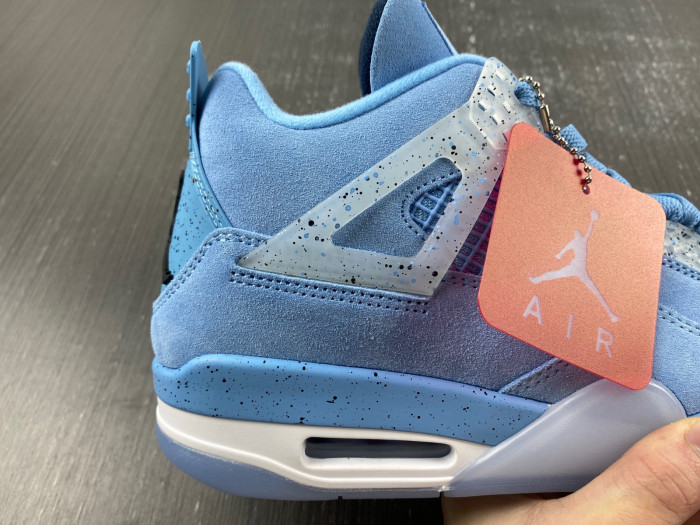 air jordan 4 retro "ncaa pe - unc" aj4 904284