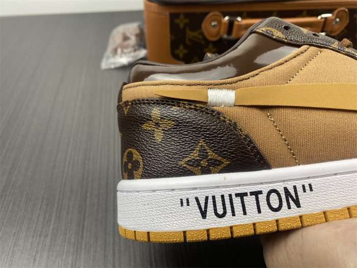 l*v x of x air jordan 1 customs aq0818-201