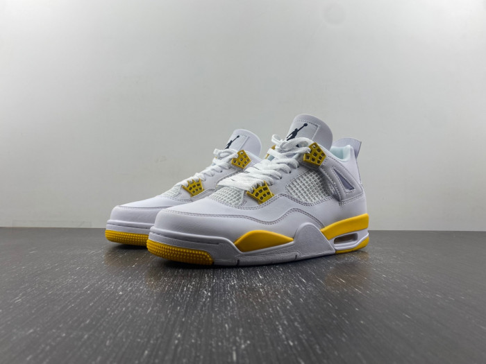 air jordan 4 white yellow