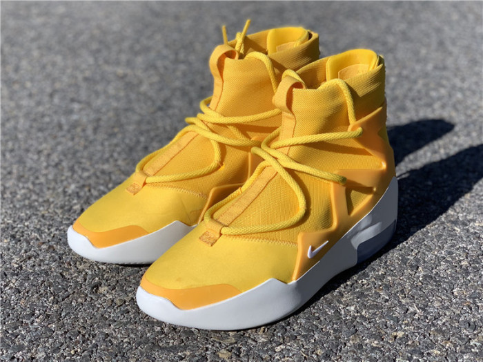 nike air fear of god 1 yellow ar4237-700