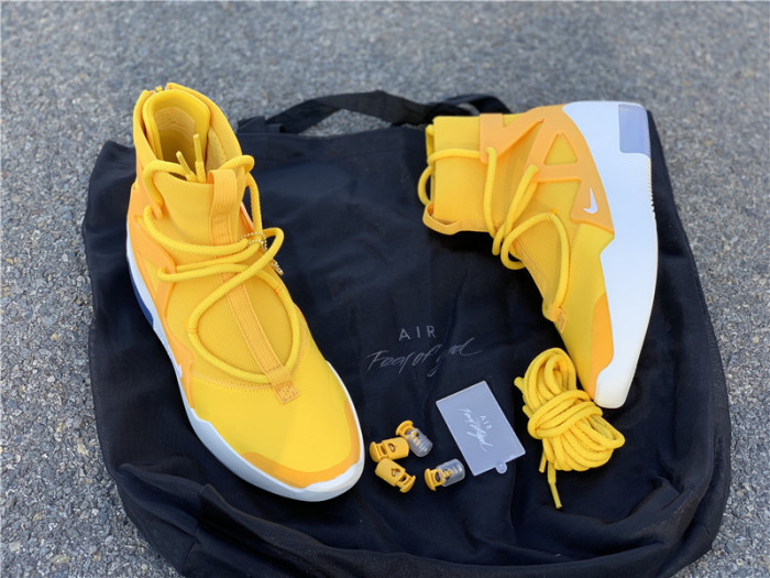 nike air fear of god 1 yellow ar4237-700