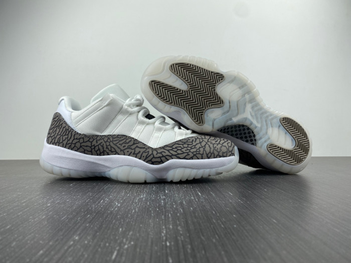 air jordan 11 low "cement grey" av2187-140.