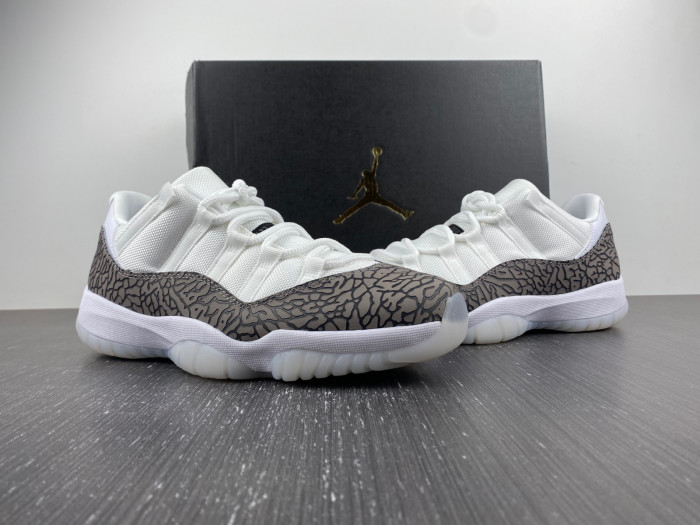 air jordan 11 low "cement grey" av2187-140.