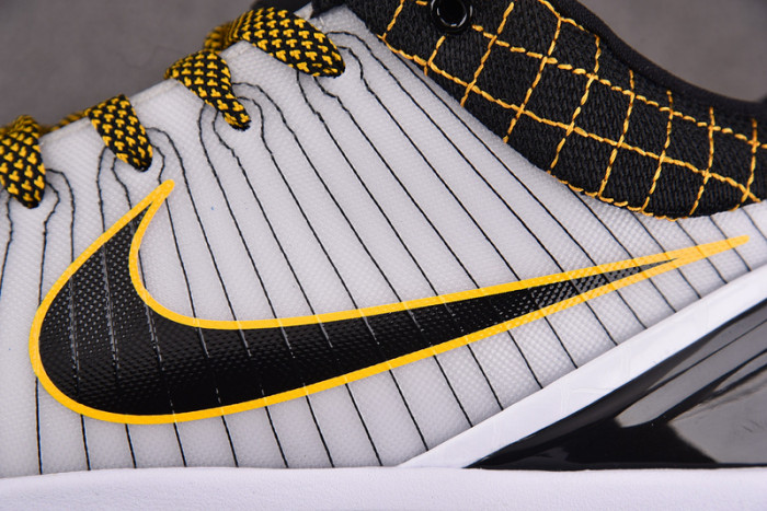 nike kobe 4 protro white black del sol av6339-101