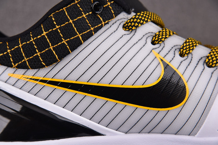 nike kobe 4 protro white black del sol av6339-101