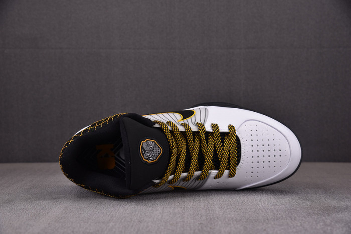 nike kobe 4 protro white black del sol av6339-101
