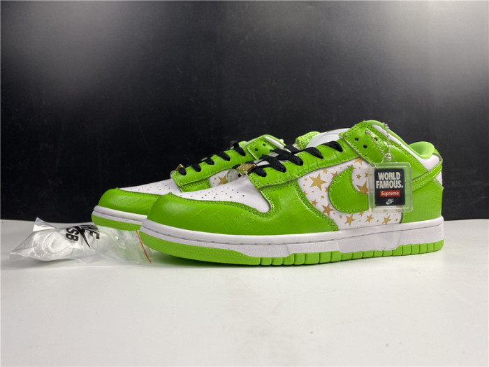 nike sb dunk low stars mean green (2021) dh3228-101