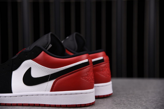 air jordan 1 low black toe 553558-116