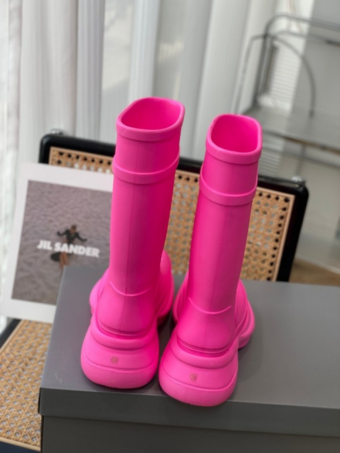 balen x Cr*0*s rubber rain boots-pink
