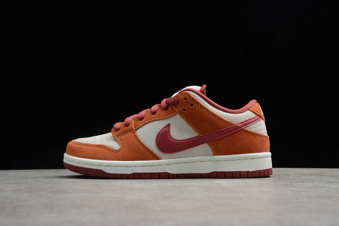 nike sb dunk low pro dark russet cedar bq6817-202