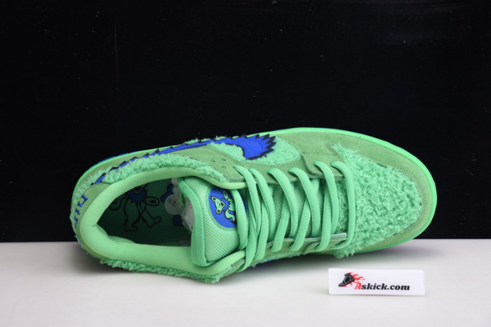 nike sb dunk low "grateful dead - green bear" - cj5378-300