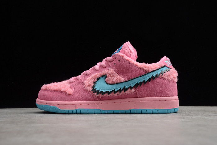 nike sb dunk low grateful dead x pink bear cj5378-600