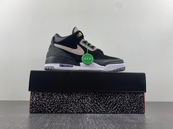 air jordan 3 retro tinker black cement gold ck4348-007