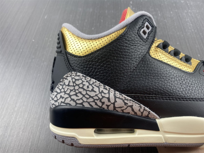 air jordan 3 wmns “black gold” ck9246-067