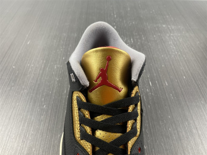 air jordan 3 wmns “black gold” ck9246-067
