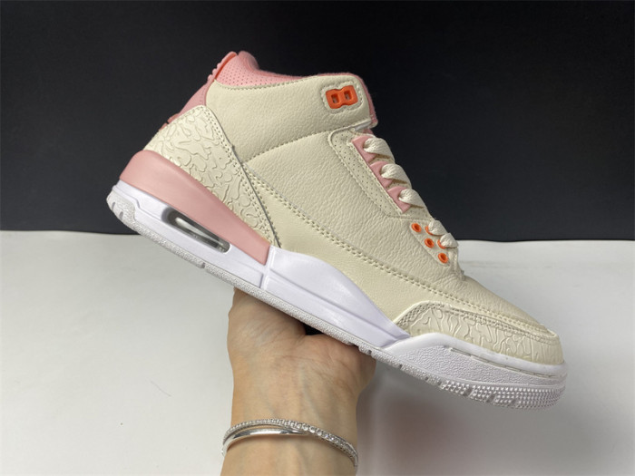 air jordan 3 retro sail rust pink (w) ck9246-116