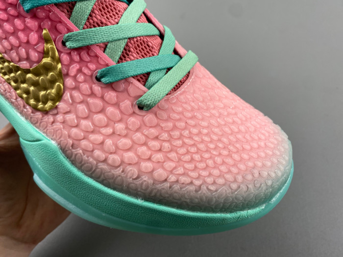 nike zoom kobe 6 pink green cm2190-201