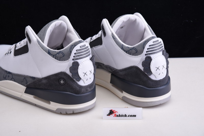 nike air jordan 3 kaws companion grey