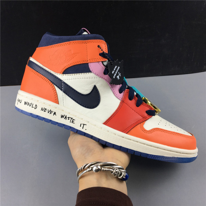 air jordan 1 mid se fearless melody ehsani (w) cq7629-100
