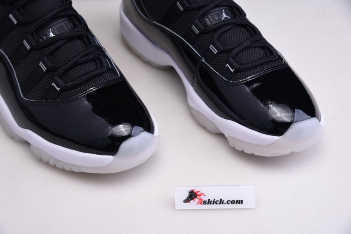 air jordan 11 black clear metallic silver ct8012-011