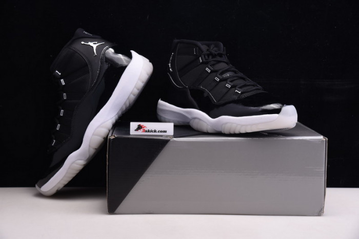 air jordan 11 black clear metallic silver ct8012-011