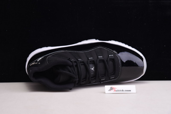 air jordan 11 black clear metallic silver ct8012-011