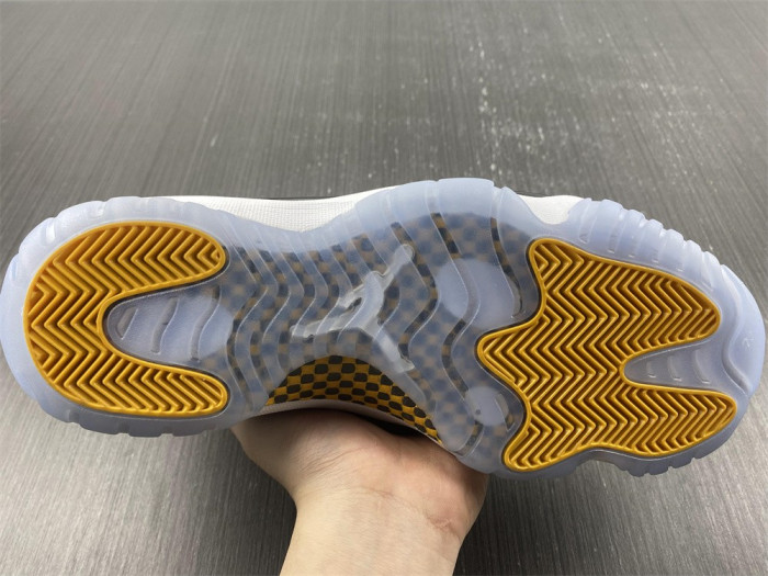 air jordan 11 retro black yellow ct8012-118