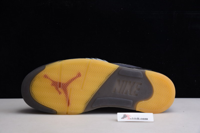 of x air jordan 5 retro black ct8480-001