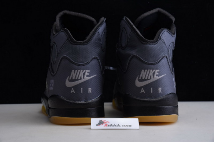 of x air jordan 5 retro black ct8480-001