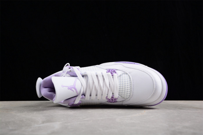 air jordan 4 gs white/purple ct8517-115
