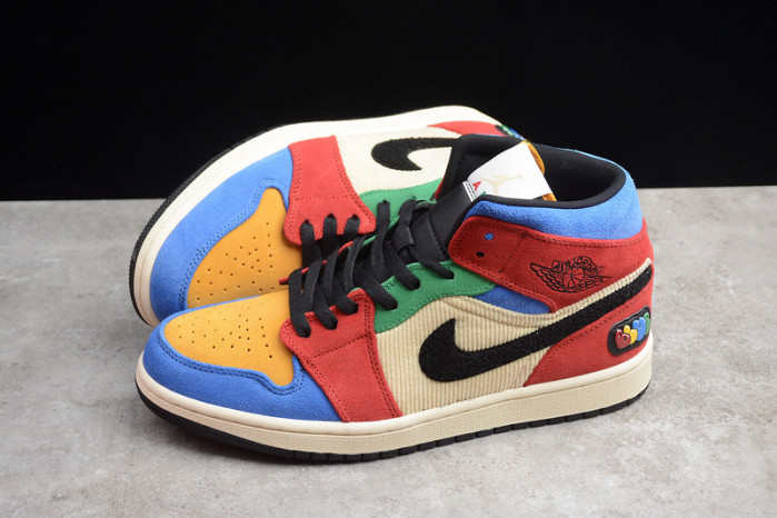 air jordan 1 mid se fearless blue the great cu2805-100