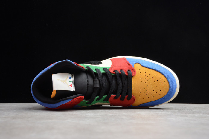 air jordan 1 mid se fearless blue the great cu2805-100