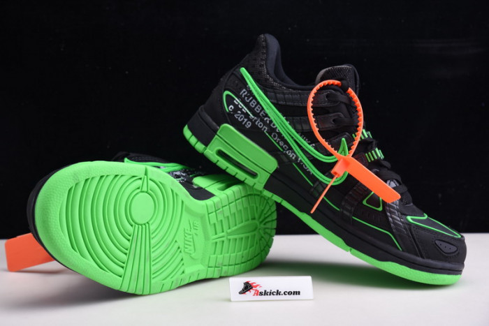 of x nike air rubber dunk “green strike” cu6015-001