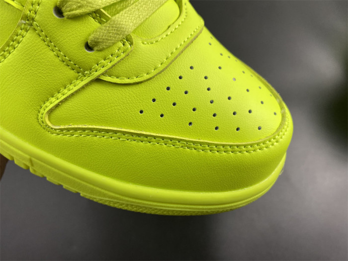 nike dunk high ambush flash lime cu7544-300