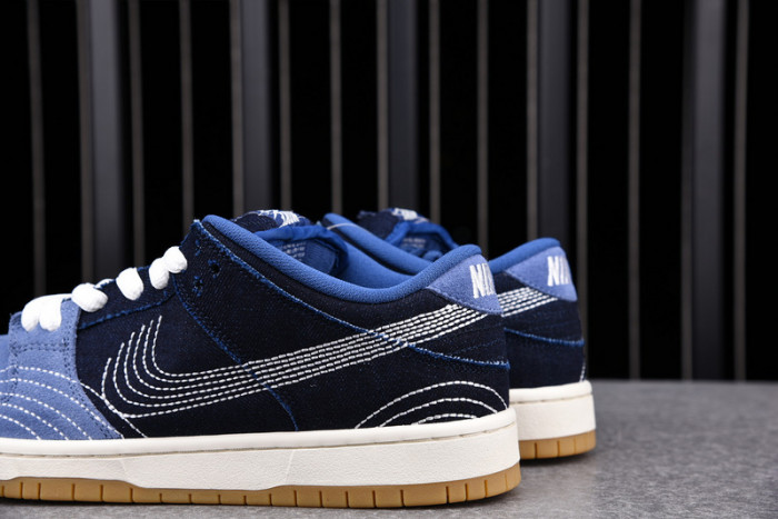 nike sb dunk low denim sashiko cv0316-400