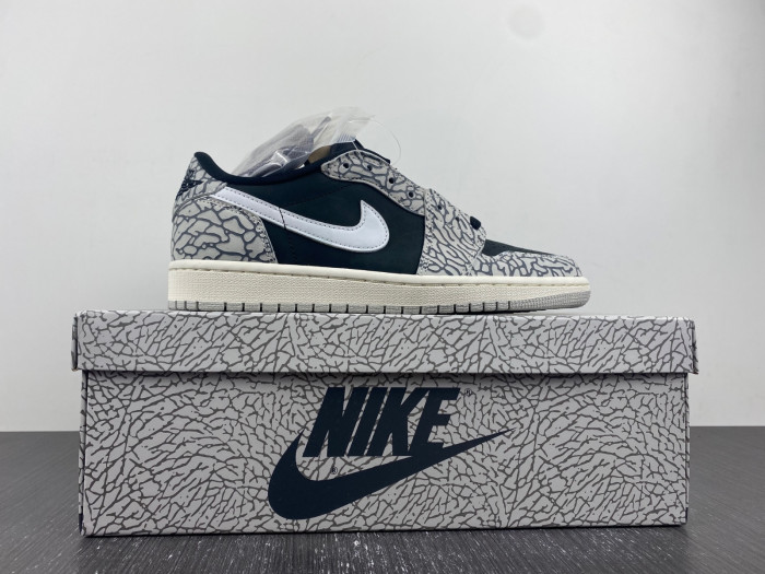 air jordan 1 retro low og black cement cz0790-001