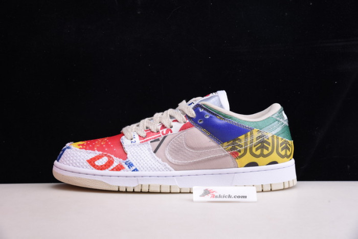 nike dunk low sp city market da6125-900
