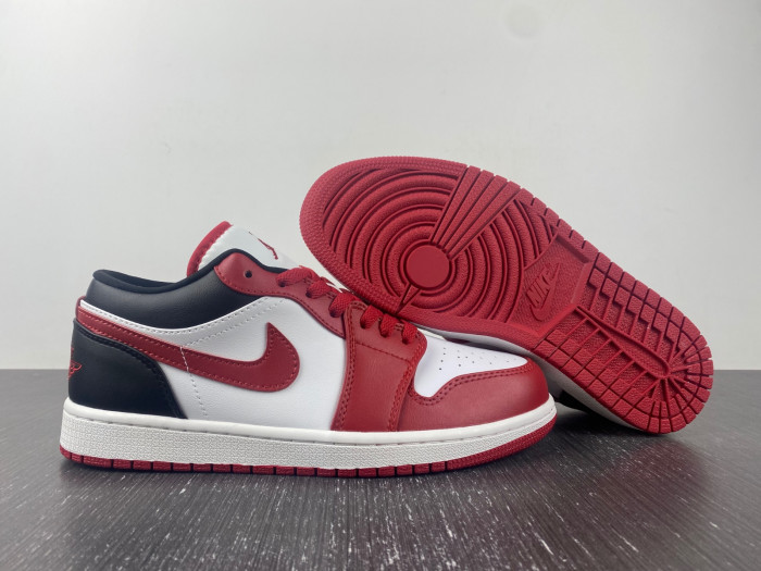 air jordan 1 low reverse black toe dc0774-160