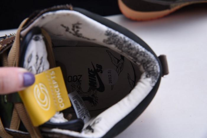 concepts x nike dunk sb high “mallard” dc6887-200