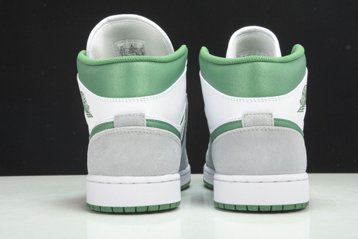 air jordan 1 mid grey green dc7294-103
