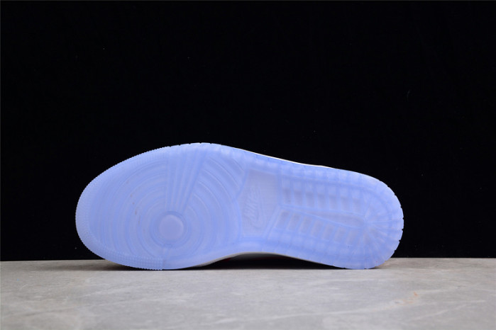 air jordan 1 mid barcelona sweater red patent dc7294-600