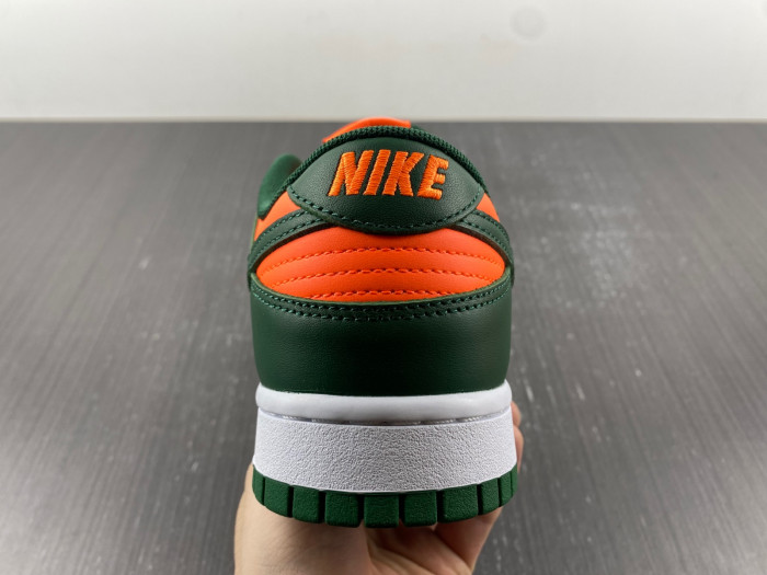 nike dunk low “miami hurricanes” dd1391-300
