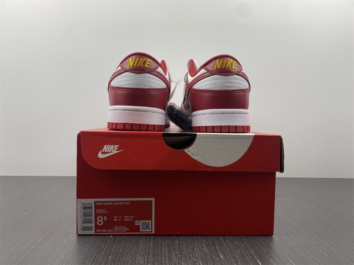 nike dunk low “gym red” dd1391-602
