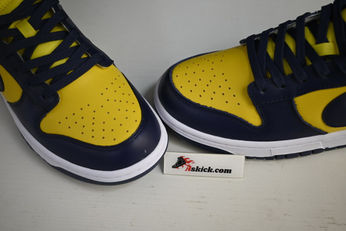 nike dunk low michigan dd1391-700