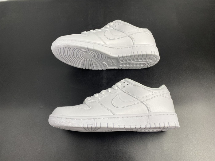 nike dunk low triple white (2021) dd1503-109