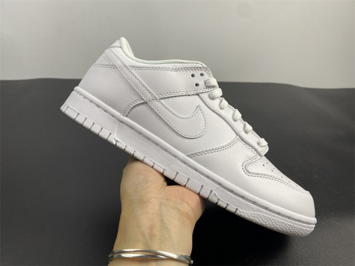 nike dunk low triple white (2021) dd1503-109