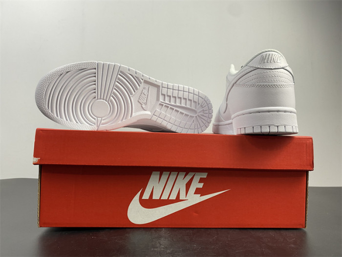 nike dunk low triple white (2021) dd1503-109
